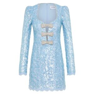 NWT Nicky Hilton for Rebecca Vallance Leyla Long Sleeve Mini Dress